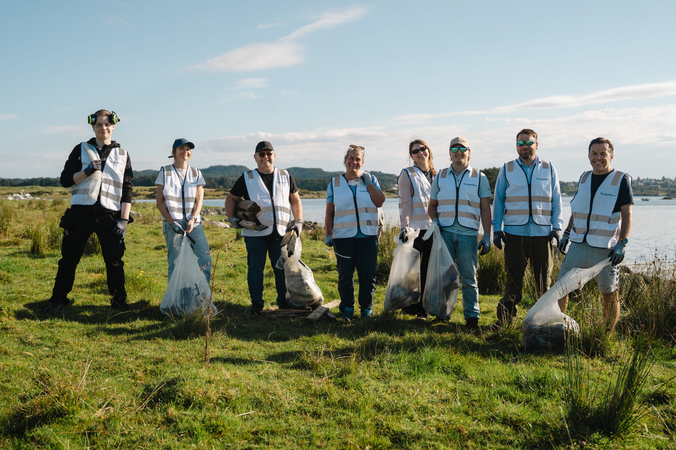 Seagarden Employees at a recent beach cleaning – one of many activities that cultivate the right kind of company culture.